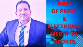 Role of media in sports