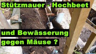 Bewässerung für Hochbeet bauen - wirkt auch gegen Mäuse?