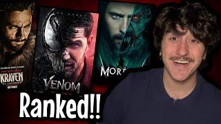 Ranking The Sony Spiderman Villain Movies!! (SPUMC Ranked!)