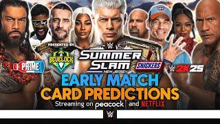 WWE SummerSlam 2025 - Match Card Predictions | Bevelock