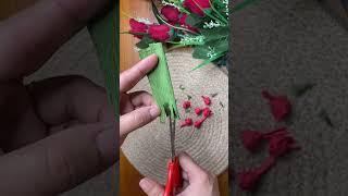 Easy paper rose making / rose making tutorial / paper flowers/ easy craft #diy #craft #diyideas