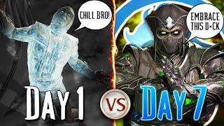 I Spent 7 Days Learning NOOB SAIBOT To See If He's INSANE!