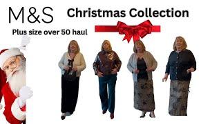 M&S haul and try on - November 2024 plus sizesome fabulous Christmas clothing items