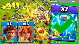 Unstoppable Trio: Zap, Root Rider, Valks TH16 Legend League Attacks! Clash of Clans