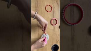 How to convert old bangles into new bangles #oldbanglesreuse #kraftycanvas