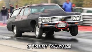 IRON GIANT: '67 CHEVY BEL AIR WAGON 496CI BBC, STOCK SUSPENSION, AND 5500 LBS OF RAW POWER!