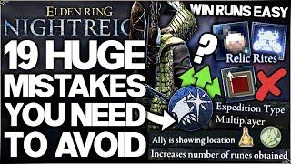 Elden Ring Nightreign - 19 BIG Mistakes to Avoid & IMPORTANT Tips - Best Class & Easy Win Guide!