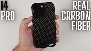 LEGIT Carbon Fiber! iPhone 14 Pro Simply Carbon Fiber Case!