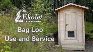 Ekolet Bag Loo - Composting eco toilet