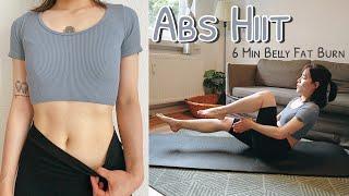 6MIN ABS & HIIT Workout  BURN BELLY FAT in 7 Days