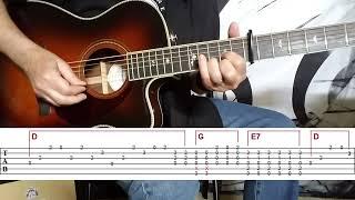 HERE COMES THE SUN GUITAR LESSON - How To Play Here Comes The Sun By The Beatles