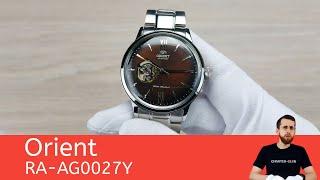 Коричневый циферблат и неоднозначный открытый баланс / Orient RA-AG0027Y