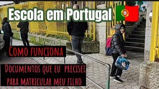 Escola em Portugal, nossa experiência! Documentos necessários para matricular a criança.