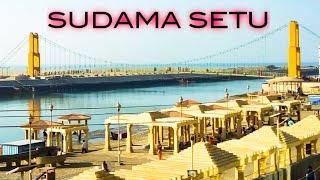 Glimpse of Dwarka || Sudama Setu cable bridge || Aerial view Dwarka in Gujarat || Tourist attraction