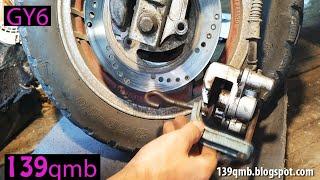 How to change brake pads on a scooter