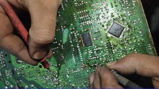 tv circuit board repair|tv board repair|M61266 M37160MH RM 301 circuit repair BY BIPLOB ELECTRONICS