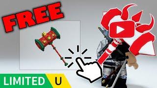 FREE LIMITED UGC | How to get Hazem Hammer in PLS DONATE  on Roblox