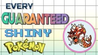 Every Guaranteed Shiny Pokémon Ever!