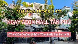 PHI NGUYỄN | NHÀ ĐẸP NGAY SIÊU THỊ AEON MALL TÂN PHÚ - MẶT TIỀN ĐƯỜNG 14M