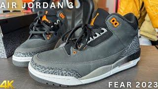 Air Jordan 3 fear 2023 On Feet Review