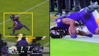  Baltimore Ravens's Justice Hill Horrific Injury vs. Steelers