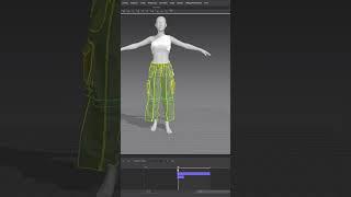 Quick digital fashion practice in Marvelous Designer  #3d #digitalfashion #c4d #marvelousdesigner
