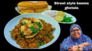 ️ Keema Ghotala|Mumbai Street style keema ghotala  by mahek kitchen