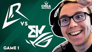 LR vs BKR Game 1 | EMEA Masters Spring 2025 Semifinals | Los Ratones vs BK ROG Esports