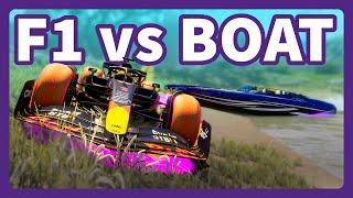 FORMULA 1 vs BOAT!! The Crew Motorfest