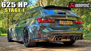 BMW M3 G81 / FULL AKRAPOVIC & 625HP STAGE 1 WARRANTY / 0-100 100-200