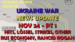 Ukraine War Update NEWS (20241124a): Pt 1 - Overnight & Other News