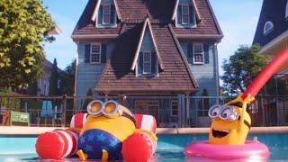 Despicable Me 4 (2024) Minions in the Pool Scene