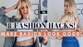 HOW TO MAKE A BASIC OUTFIT LOOK GOOD - 8 Easy FASHION HACKS to elevate any outfit @charlottebuttrick