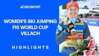 Katharina Schmid Claims World Cup Victory In Villach  | FIS Ski Jumping World Cup