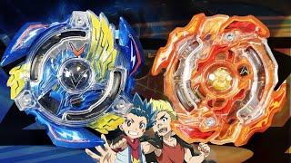 ORIGINS BATTLE: Victory Valkyrie .B.V VS Rising Ragnaruk .G.R | Beyblade Burst