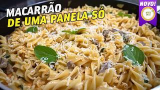 COZINHA LIMPA! UM SONHO! MACARRÃO COM CARNE DE UMA PANELA SÓ! #1209