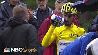 Tour de France 2019: Julian Alaphilippe cries after losing yellow jersey | NBC Sports