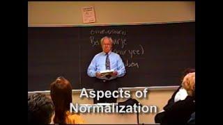 Bengt Nirje: Aspects of Normalization