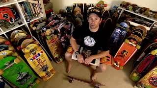 Tony hallam old school skateboard collection on abc collectors tv show.