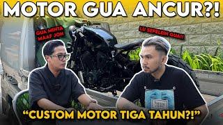 KACAU, CUSTOM MOTOR TIGA TAHUN GAK BERES⁉️ RAINBOW MOTOBUILDER SAYA KECEWA‼️