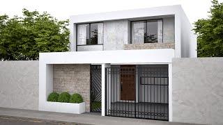 House Design 7x19 Meters