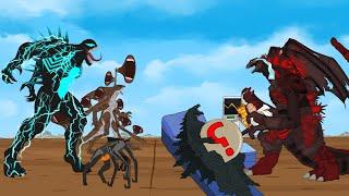 Rescue BABY GODZILLA vs Monsterverse: EVOLUTION VENOM, SIREN HEAD, MUTO - FUNNY CARTOON MOVIES