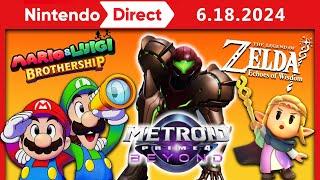 That Nintendo Direct was GREAT - Metroid Prime, Mario & Luigi, Zelda and MORE!