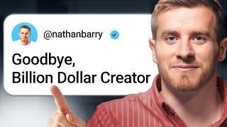 Billion Dollar Creator is Now The Nathan Barry Show... Here's Why