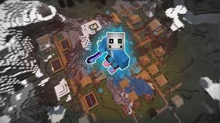 Playing as Sans but I raided the village... | Minecraft