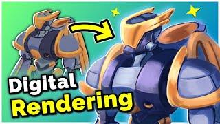 How to Improve Your Digital Rendering: Digital Art Shading Tutorial