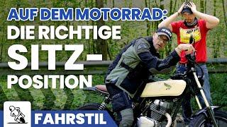 Die richtige Sitzposition auf dem Motorrad in Kurven