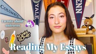 Reading the Essays That Got Me Into Columbia University // Tips That Will Get You In