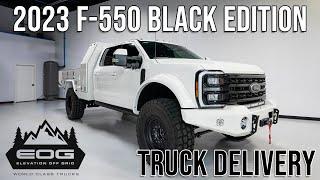 2023 F-550 Black Edition with Bowen Customs Camper Bed - Truck Delivery