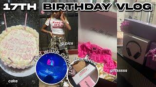 17TH BIRTHDAY VLOG (rod wave concert, what i got for my birthday, freebies)